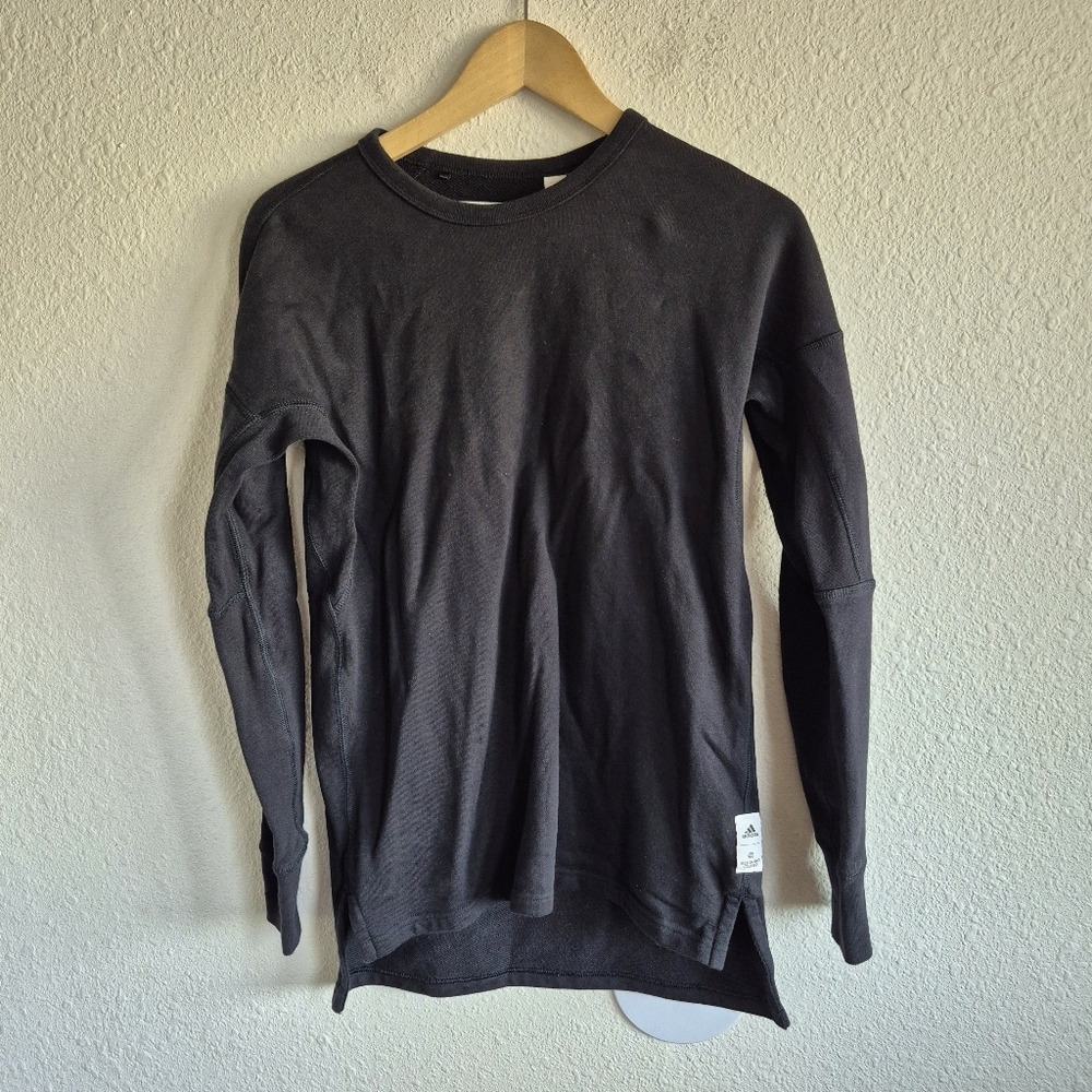 ADIDAS x REIGNING CHAMP Black Pullover Crewneck Sweatshirt Men's Size XS